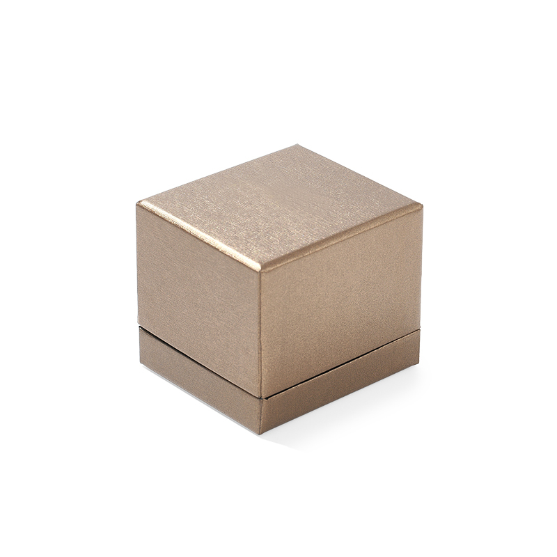 FANXI Custom brown pu leather ring box