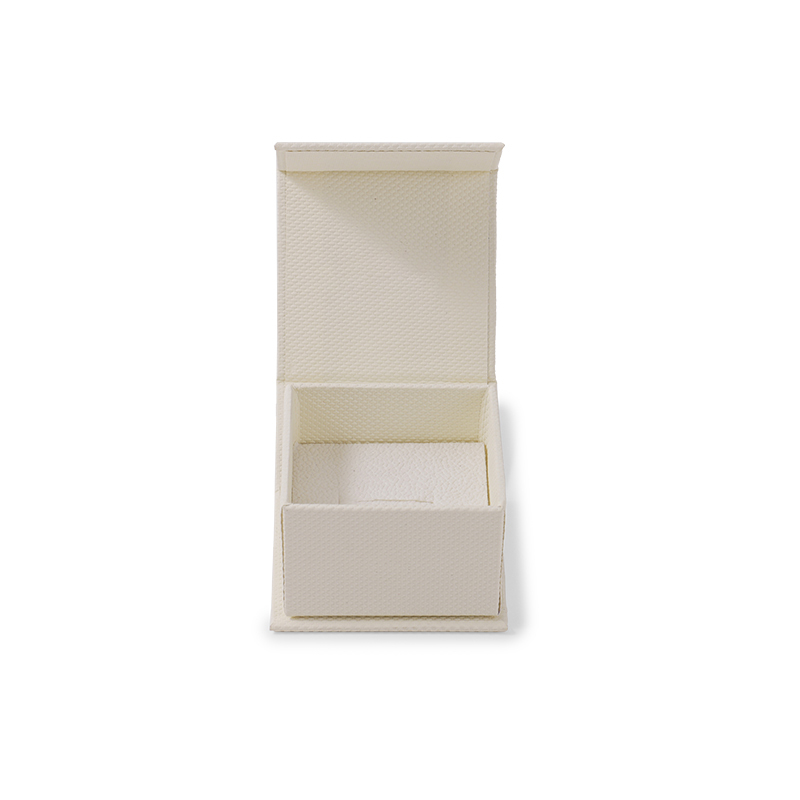 FANXI Custom beige leatherette paper ring box