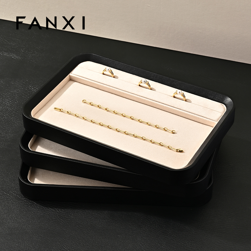 FANXI New Polychrome Velvet Jewelry display tray