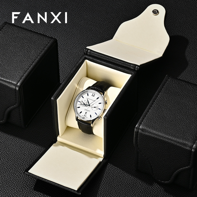 FANXI New arrival Polychrome Microfiber Watch storage box