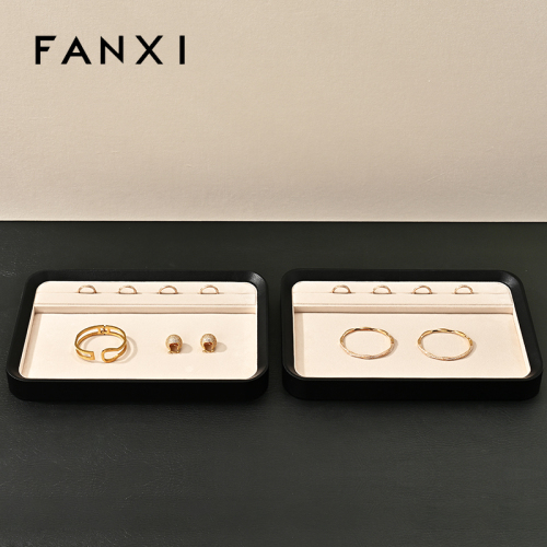 FANXI New Polychrome Velvet Jewelry display tray