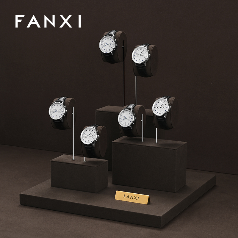 FANXI New Coffee Metal Watch Combination Set Series