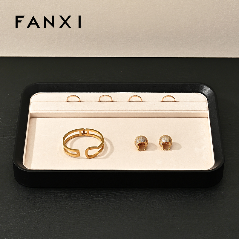 FANXI New Polychrome Velvet Jewelry display tray