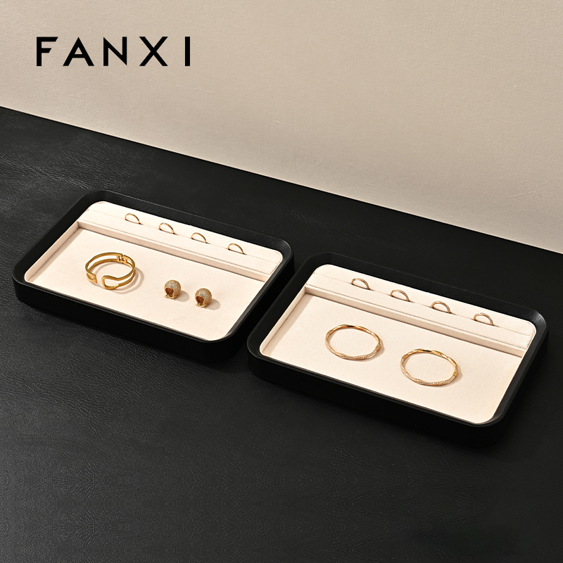 FANXI New Polychrome Velvet Jewelry display tray