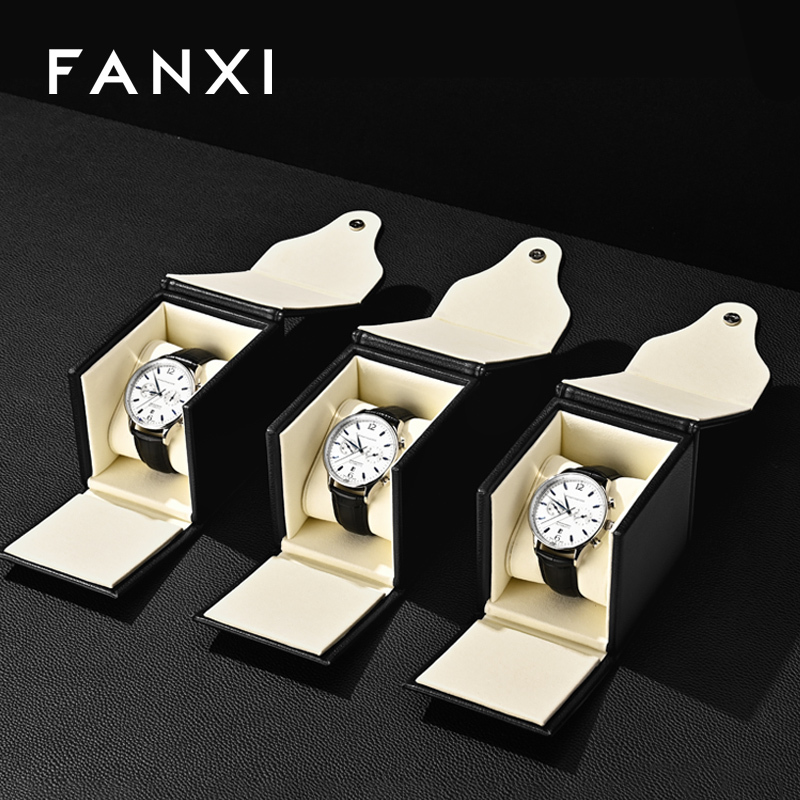 FANXI New arrival Polychrome Microfiber Watch storage box