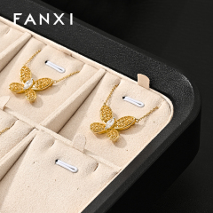 FANXI high quality leather jewelry specific velvet