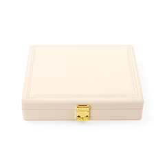 FANXI Custom beige leather ring case