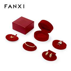 FANXI Custom red suede multiple box