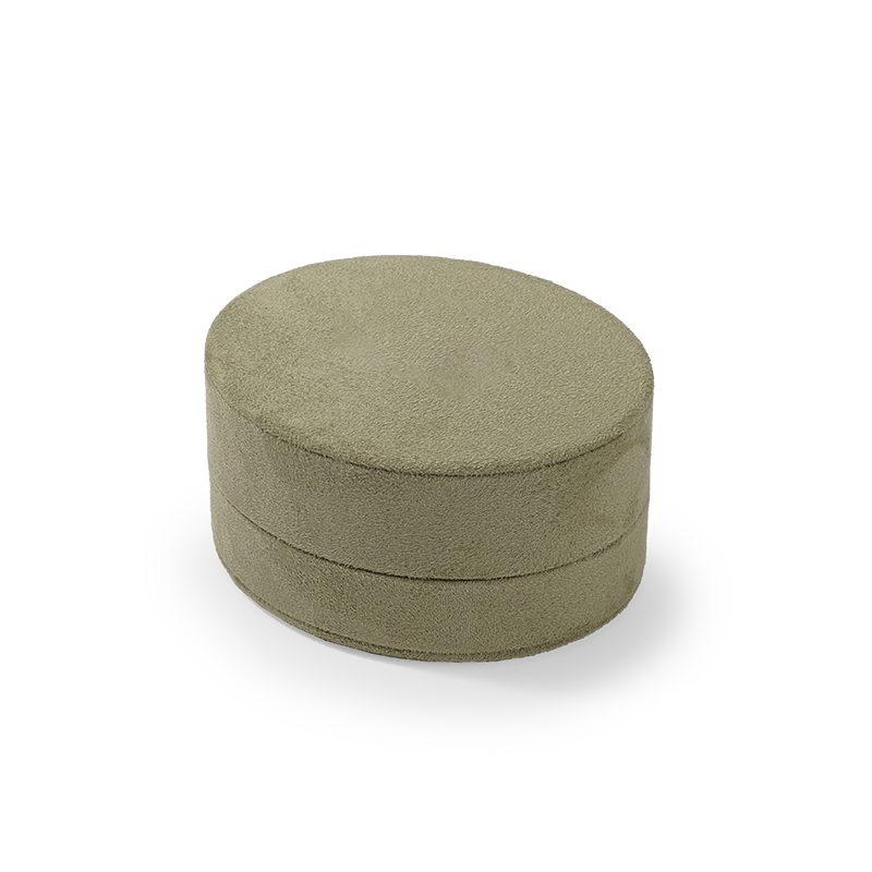 FANXI Custom bean green suede jewelry box
