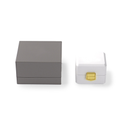 FANXI Custom white piano paint ring box