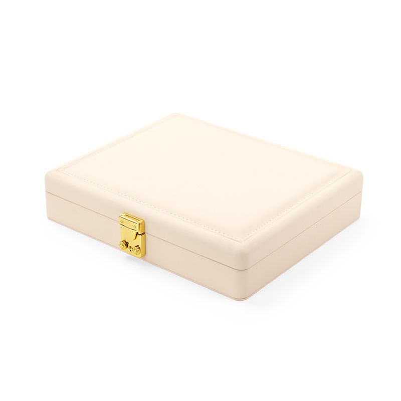 FANXI Custom beige leather ring case