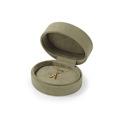 FANXI Custom bean green suede jewelry box