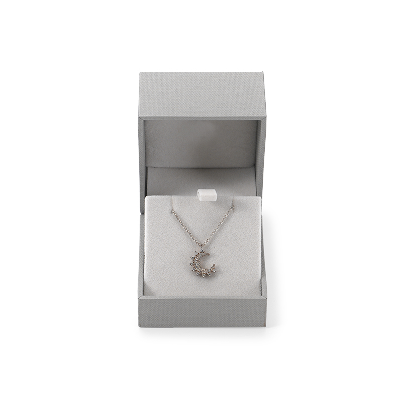 FANXI Custom grey paper velvet ear nail box