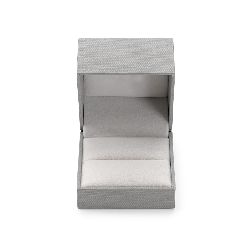 FANXI Custom grey paper velvet ring box