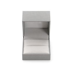 FANXI Custom grey paper velvet ring box
