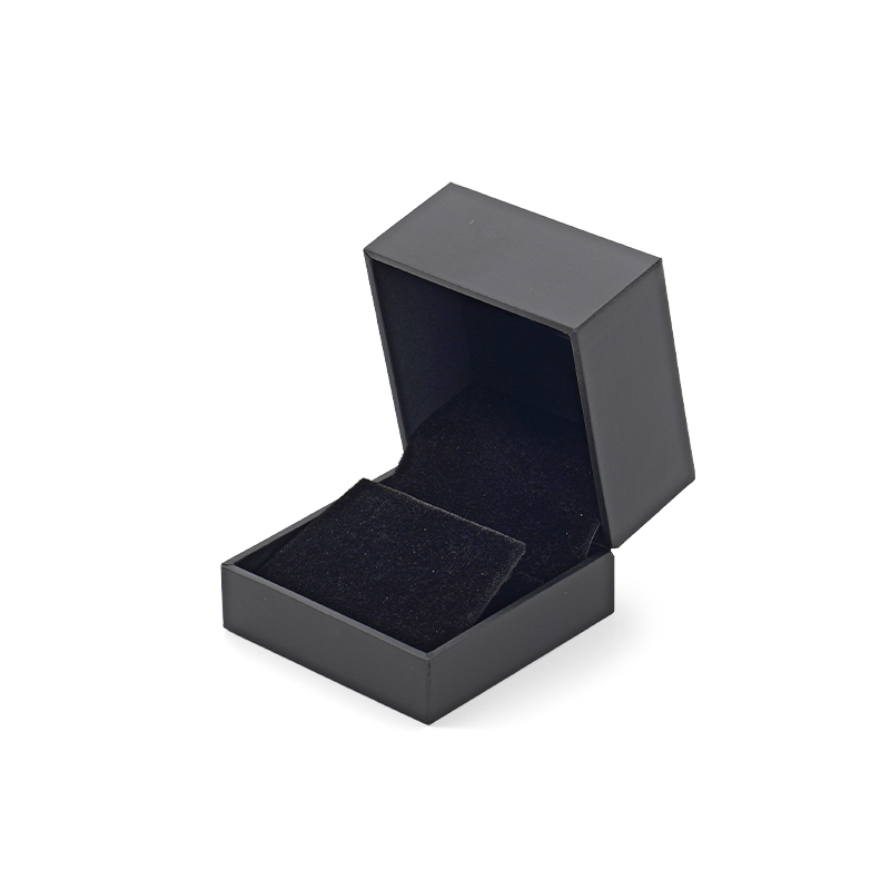 FANXI Custom black paper velvet earring box