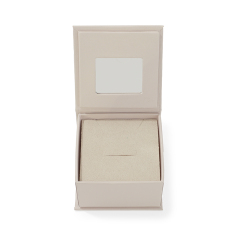 FANXI Custom beige leatherette paper functional box