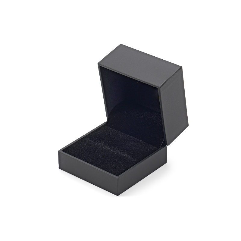 FANXI Custom black paper velvet ring box