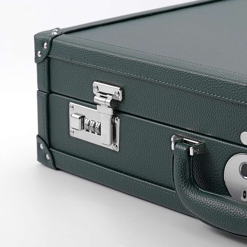 FANXI Custom green leather microfiber watch case