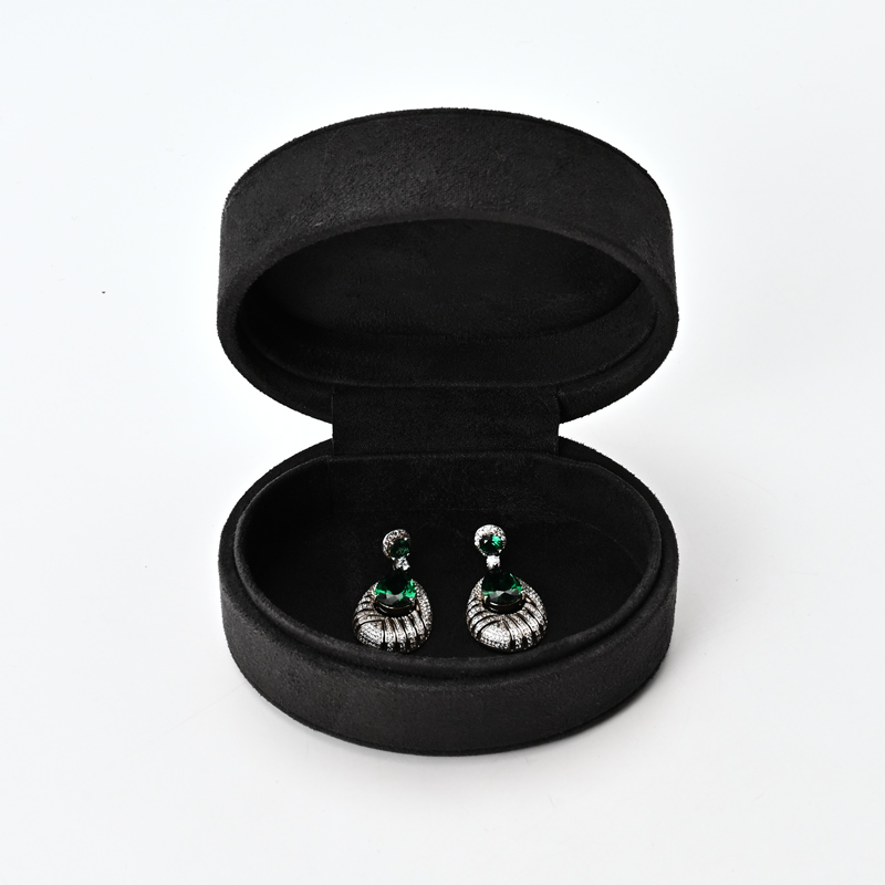 FANXI Custom black suede jewelry box