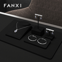 FANXI New arrival Microfiber Jewelry Combination Set