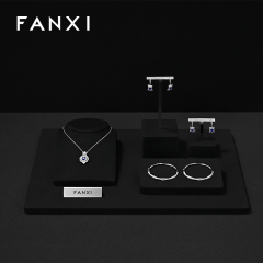 FANXI New arrival Microfiber Jewelry Combination Set