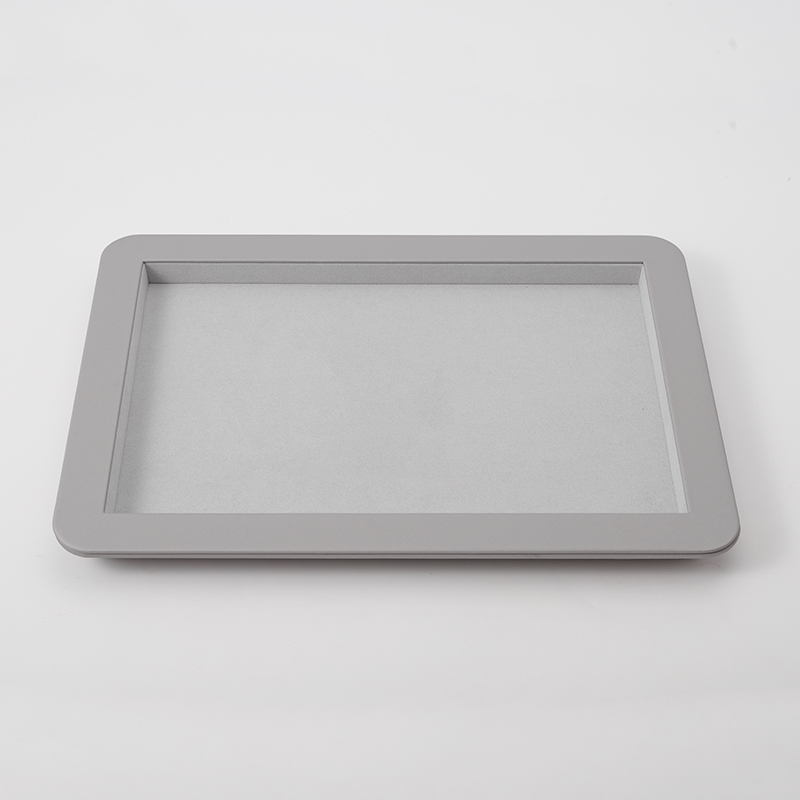 FANXI Custom Beige leather Jewelry plate