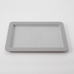 FANXI Custom Beige leather Jewelry plate