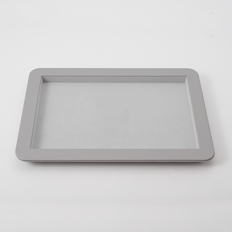 FANXI Custom Beige leather Jewelry plate