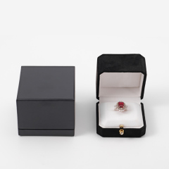 FANXI Custom black suede jewelry box