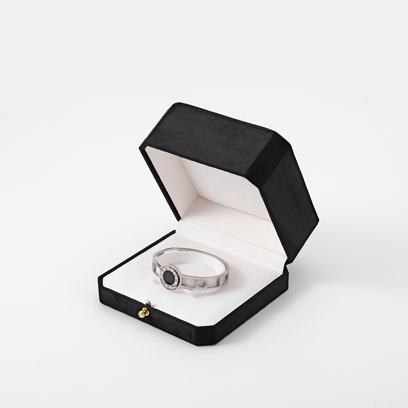 FANXI Custom black suede jewelry box