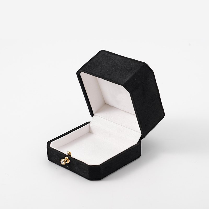 FANXI Custom black suede jewelry box