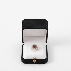 FANXI Custom black suede jewelry box