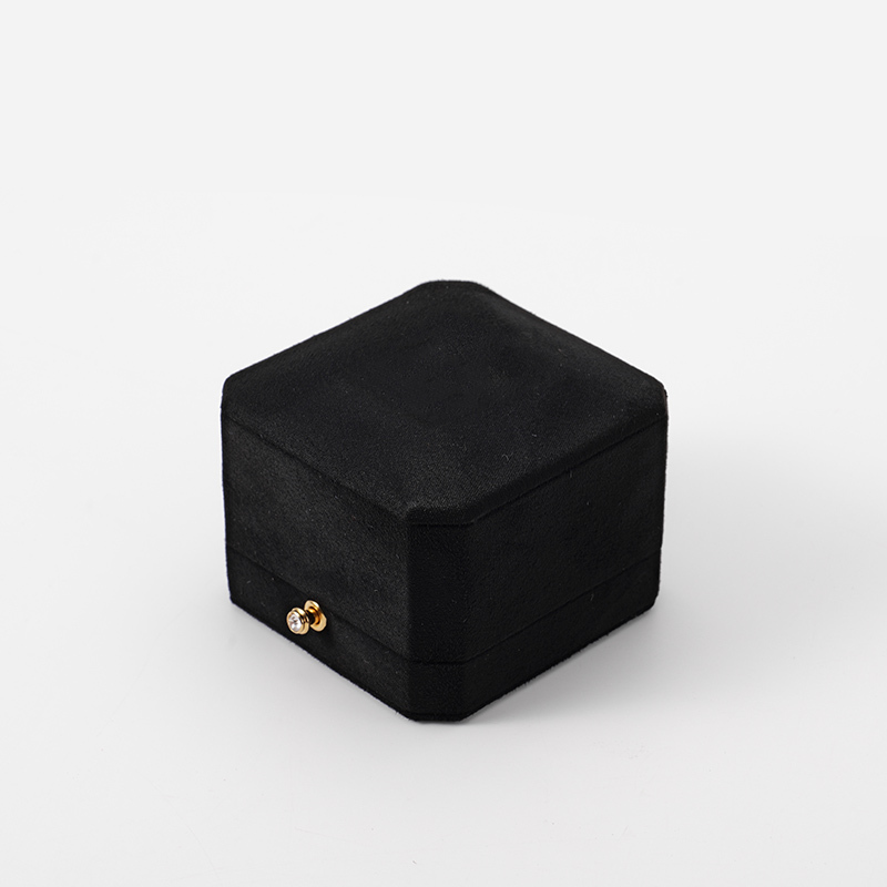FANXI Custom black suede jewelry box