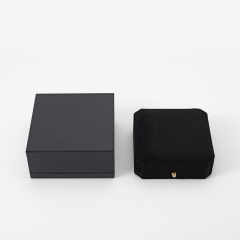 FANXI Custom black suede jewelry box