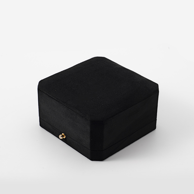 FANXI Custom black suede jewelry box