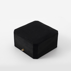 FANXI Custom black suede jewelry box