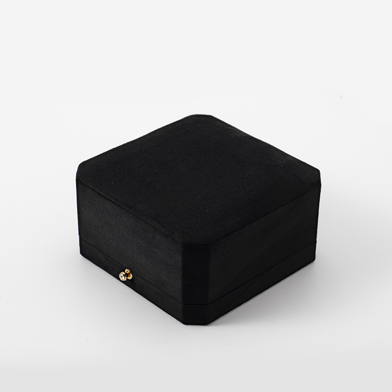 FANXI Custom black suede jewelry box