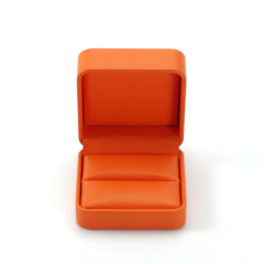 FANXI Custom orange pu leather jewelry box