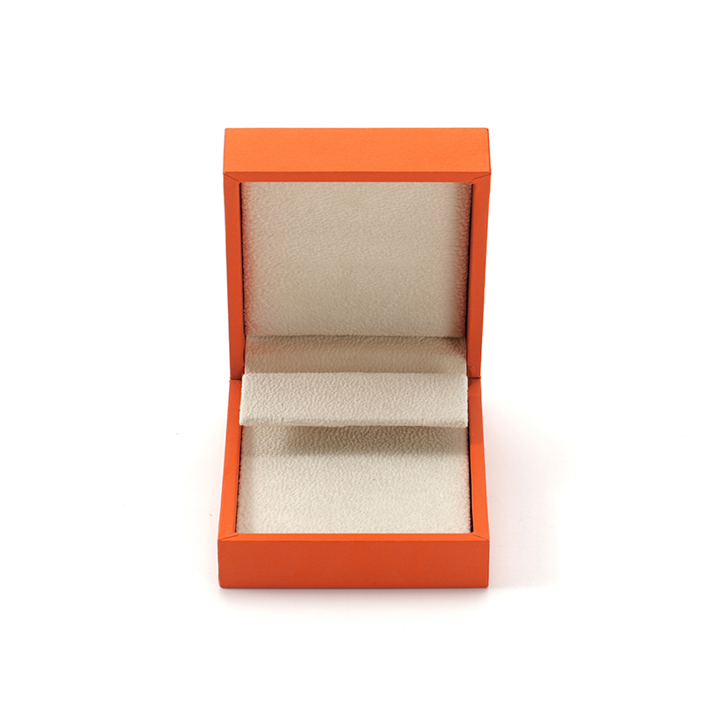 FANXI Custom orange art paper velvet earring box