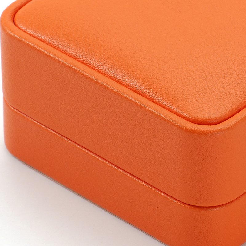 FANXI Custom orange pu leather jewelry box