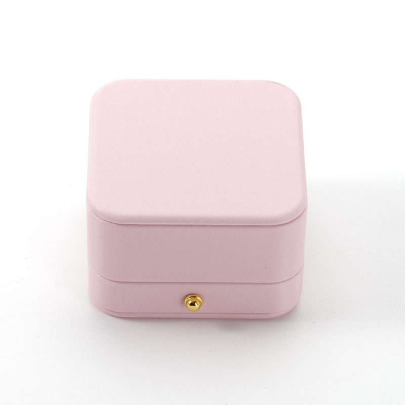 FANXI Custom pink leather velvet necklace box