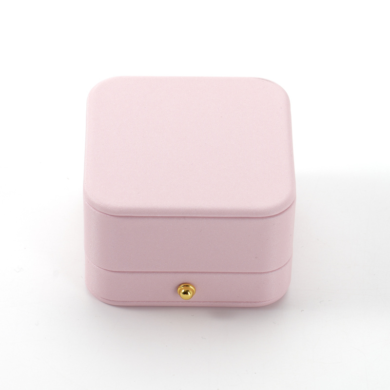 FANXI Custom pink leather velvet necklace box