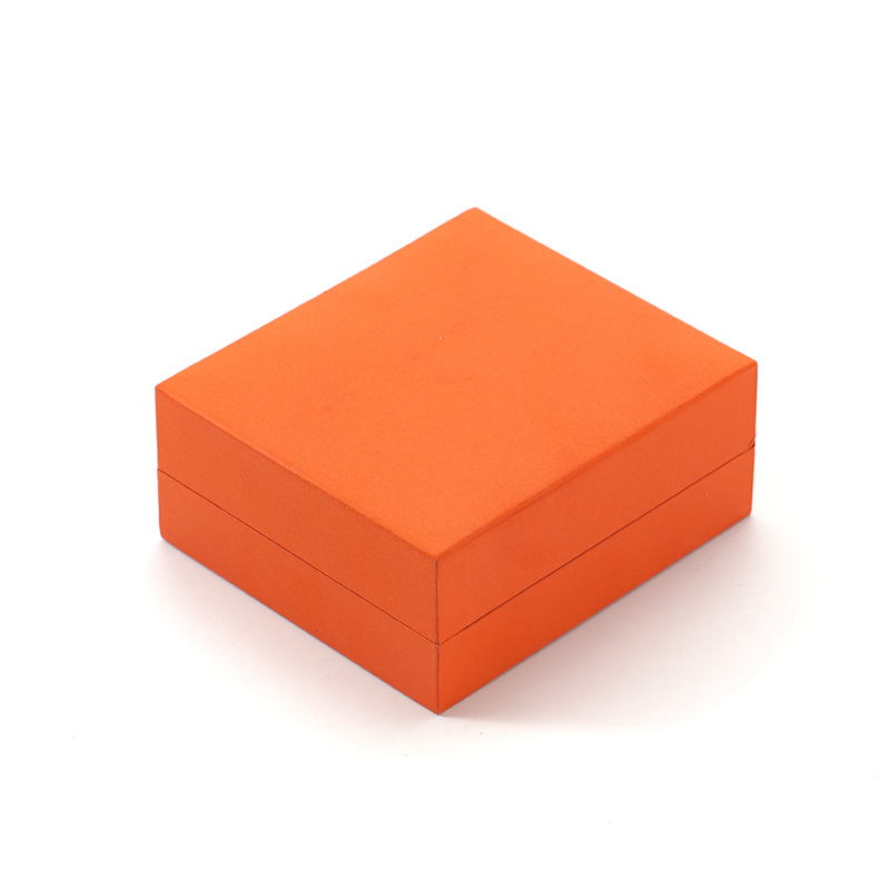 FANXI Custom orange art paper velvet earring box