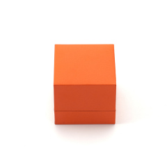 FANXI Custom orange paper velvet ring box
