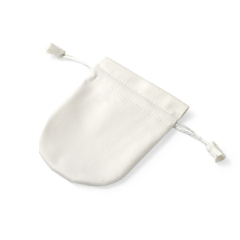 FANXI Custom white microfiber jewelry pouch
