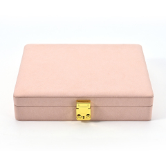 FANXI Custom pink microfiber jewelry case