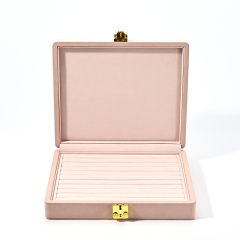 FANXI Custom pink microfiber jewelry case