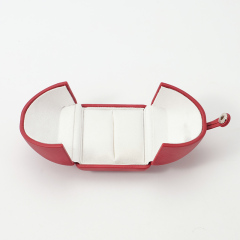 FANXI Custom red suede leather jewelry box