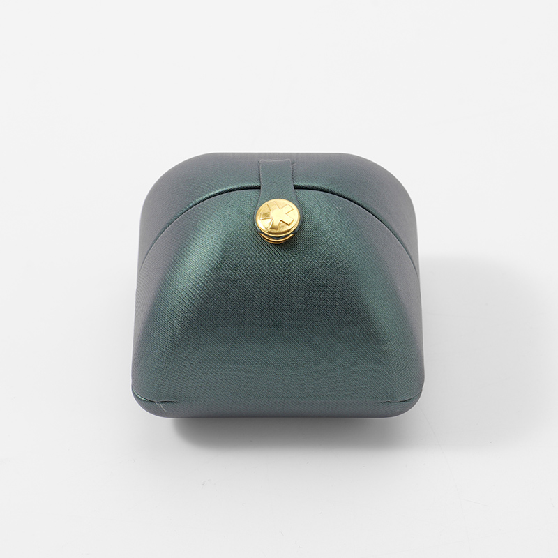 FANXI Custom blue green velvet leather jewelry box